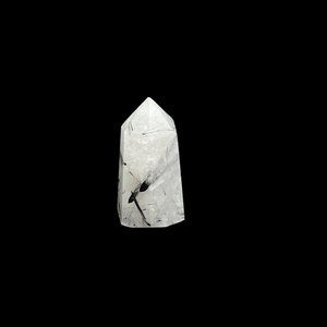 Rutilated Quartz Pointed Natural Mineral Rock Specimen Tower Stick Formation